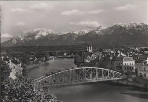 Österreich - Österreich - Villach - Draupartie mit Karawanken - ca. 1960