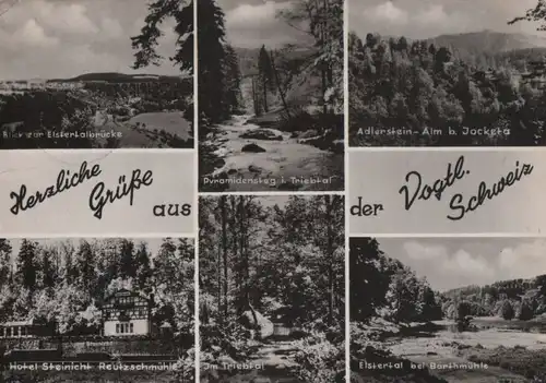 Vogtländische Schweiz - u.a. Im Triebtal - 1961