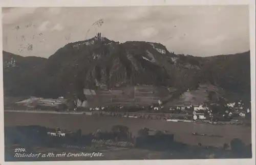 Bad Honnef-Rhöndorf - mit Drachenfels - ca. 1930