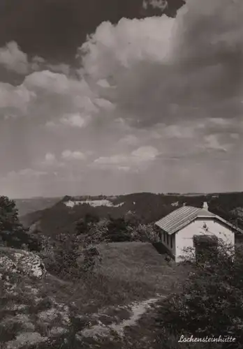 Lochenstein - Albvereinshütte, Blick zum Hörnle - ca. 1965