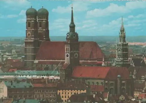 München - Alter Peter sowie Frauenkirche - 1967