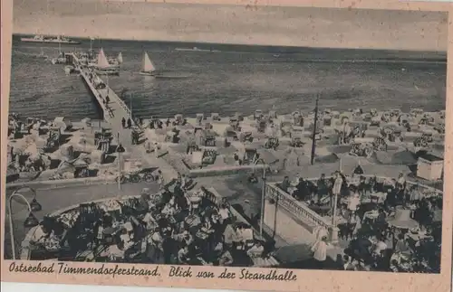 Timmendorfer Strand - Blick von der Strandhalle - 1949