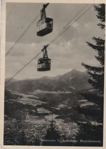 Österreich - Österreich - Innsbrucker Nordkettenbahn - Wagenkreuzung - ca. 1965