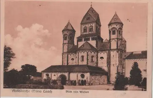 Maria Laach (Glees) - Abteikirche, Blick von Westen - ca. 1935