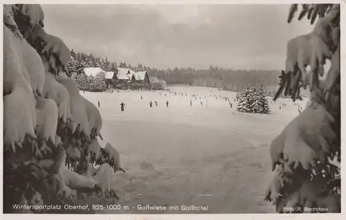 Oberhof - Golfwiese mit Golfhotel