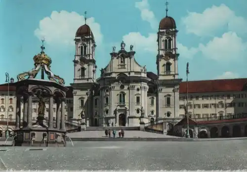 Schweiz - Schweiz - Einsiedeln - Kloster und Marienbrunnen - 1959