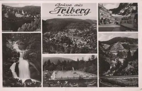 Triberg - u.a. Marktplatz - 1961