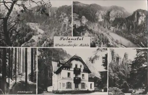 Polenztal - mit Waltersdorfer Mühle - 1967