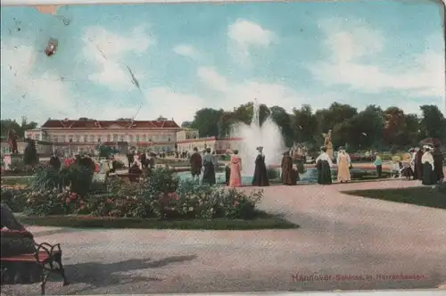 Hannover - Schloss in Herrenhausen - ca. 1925