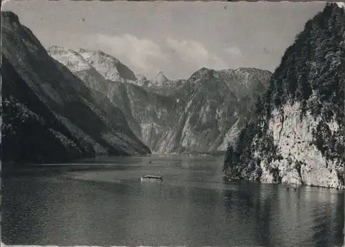 Königssee - mit dem Steinernen Meer - 1961