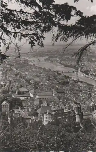 Heidelberg vom Rindenhäuschen - ca. 1955