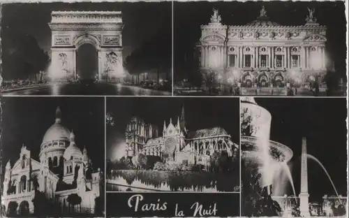 Frankreich - Frankreich - Paris - la Nuit - ca. 1960