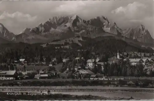 Krün - mit Zugspitze - 1963