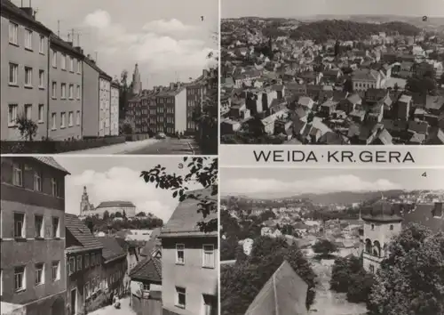Weida - u.a. Blick zur Osterburg - 1978