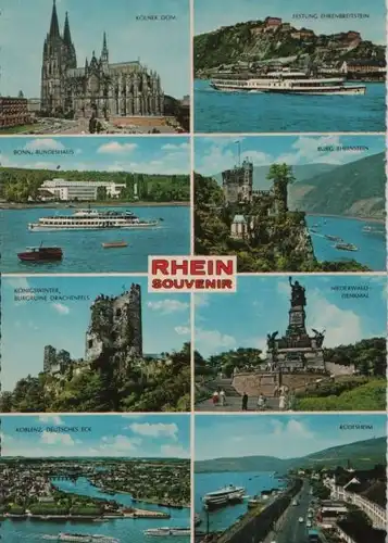 Rhein - u.a. Niederwalddenkmal - ca. 1975