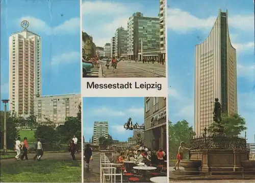 Leipzig - u.a. Wohnhochhaus - 1976