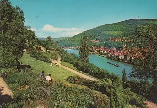 Heidelberg - Blick vom Philosophenweg - 1969