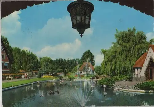 Belgien - Belgien - De Panne - Meli-Park, großer Teich - 1972