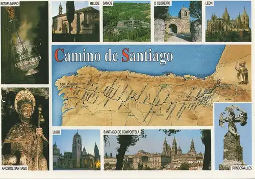 Spanien - Jakobsweg - Spanien - Camino de Santiagi