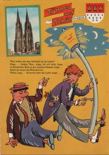 Köln - Tünnes und Schäl, Nr. 1 der Serie - 1959