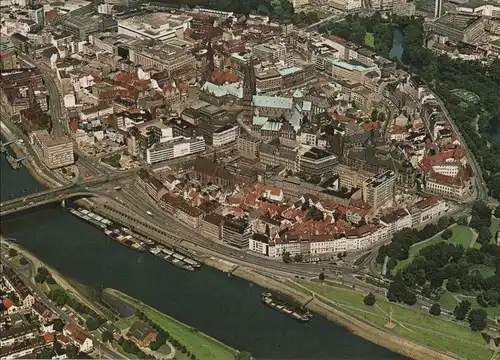 Ense-Bremen - Stadtzentrum von oben