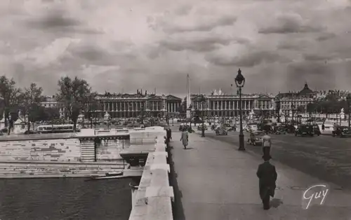 Frankreich - Frankreich - Paris - Le pont et la place de la Concorde - ca. 1960
