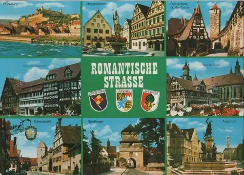 Romantische Straße - u.a. Würzburg - ca. 1980