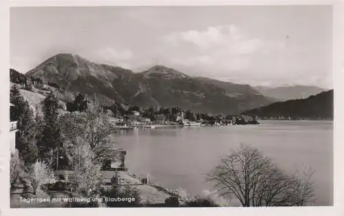 Tegernsee mit Wallberg und Blauberge - 1955