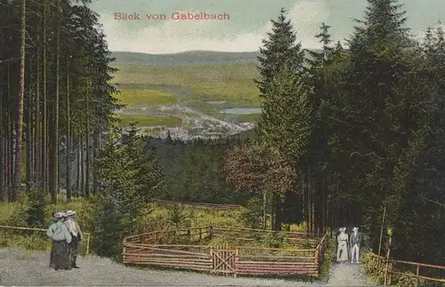 unbekannter Ort - Blick von Gabelbach (wo?)