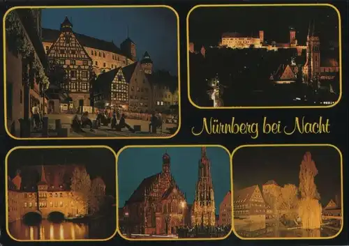 Nürnberg - bei Nacht - 1991