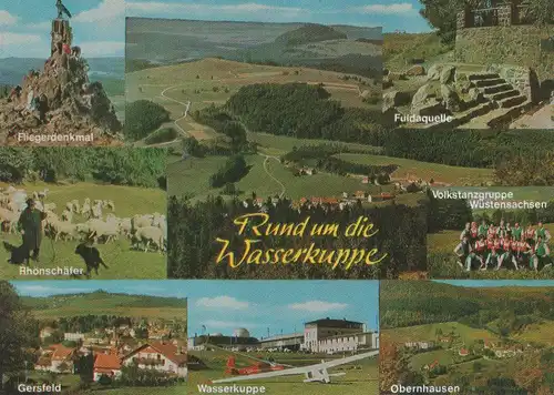Wasserkuppe - u.a. Volkstanzgruppe Wüstensachsen - ca. 1980