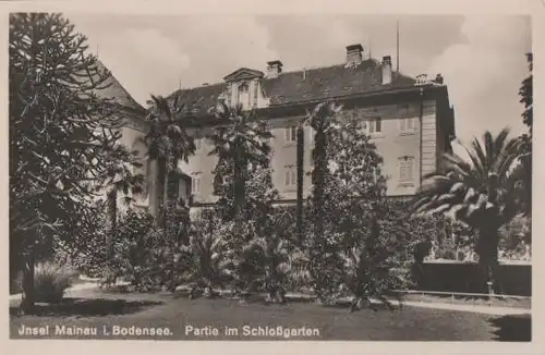 Insel Mainau - im Schloßgarten - ca. 1935