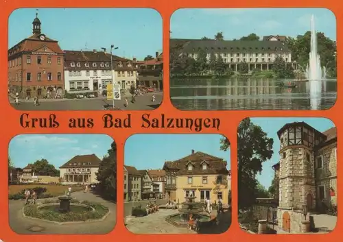 Bad Salzungen - u.a. Park-Theater am Goethe-Park - 1988
