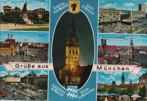 München - u.a. Viktualienmarkt - ca. 1980