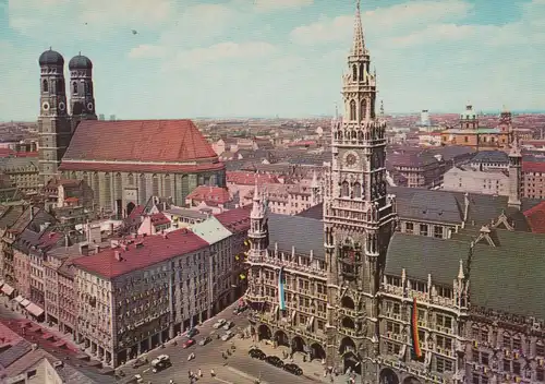 München - Frauenkirche und Rathaus - ca. 1975