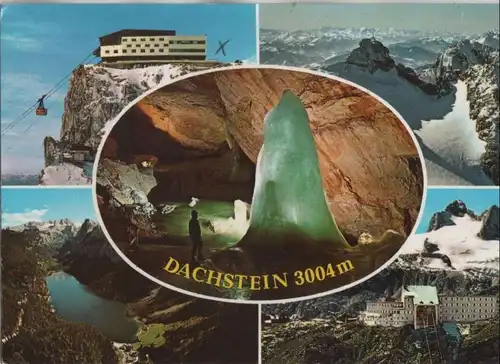 Österreich - Österreich - Dachstein - 5 Teilbilder - ca. 1985