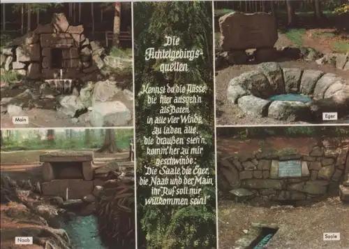 Fichtelgebirge - Quellen, u.a. Eger - ca. 1980