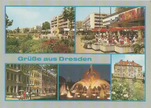 Dresden - Am Neustädter Markt - 1990