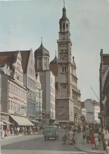 Augsburg - Rathaus und Perlach - 1968
