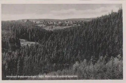 Großbreitenbach vom Grundstal gesehen - ca. 1975