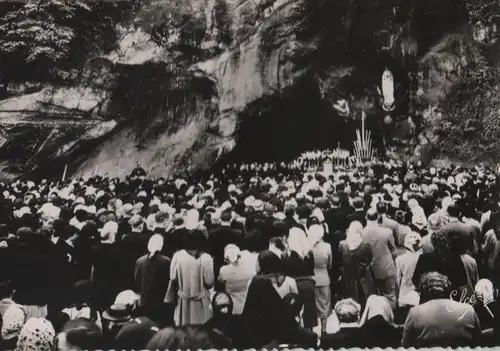Frankreich - Frankreich - Lourdes - La Grotte Miraculeuse - ca. 1960