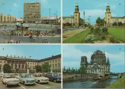 Berlin, Ostteil - u.a. Alexanderplatz - 1975