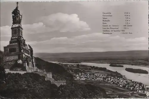 Rüdesheim - Niederwalddenkmal - 1956