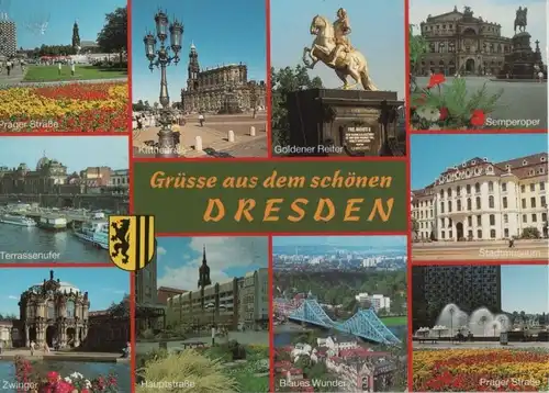 Dresden - u.a. Terrassenufer - 1995