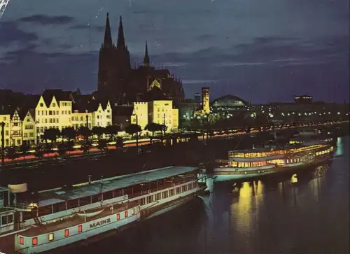 Köln - Dampferankegestellen