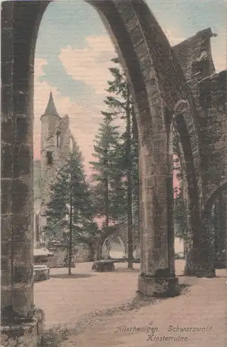 Oppenau-Allerheiligen - Klosterruine - 1907