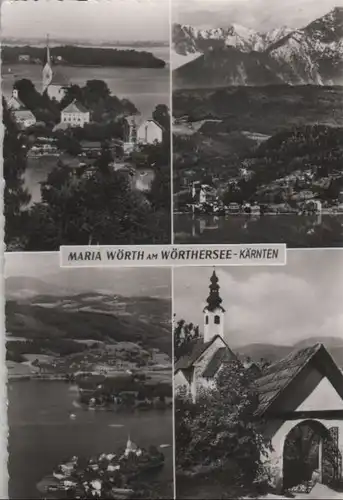 Österreich - Österreich - Maria Wörth - 4 Teilbilder - ca. 1960