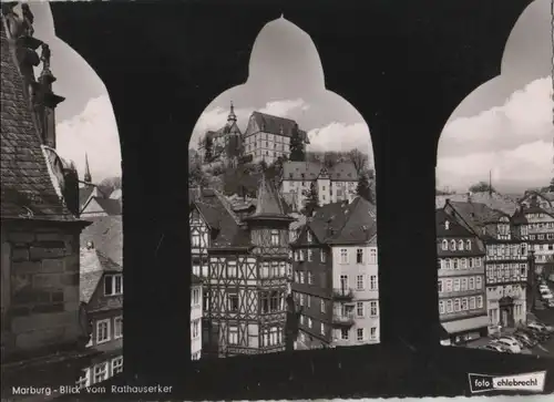 Marburg / Lahn - Blick vom Rathauserker