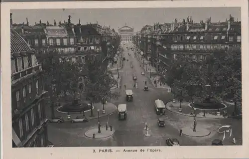 Frankreich - Frankreich - Paris - Avenue de la Opera - ca. 1950