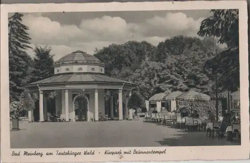 Bad Meinberg - Kurpark mit Brunnentempel - 1952